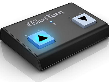 Bluetooth Page-Turning Pedals for Pianists